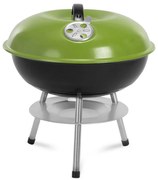 Fieldmann - Stolný gril na uhlie zelená/čierna