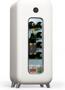 Klarstein Shirley 15 Uno, chladnička na víno, 15 fliaš, 5 - 20 °C, dotykové ovládanie, retro