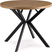 LUGO Rozkladací stôl 90-190 cm zlatý dub / čierna