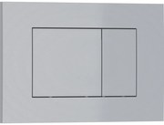 Mexen Tex 02, splachovacie tlačidlo, matný chróm, 6102-04