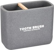 BISK Erga Dakar, držiak na zubné kefky na postavenie, šedá, ERG-07783