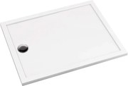 Deante Prizma, akrylátová obdĺžniková sprchová vanička 90x80x4,5cm, biela lesklá, DEA-KTJ_089B