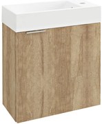 Sapho Sapho, LATUS IV umývadlová skrinka 49,5x50x25cm, dub Alabama, LT410-2222