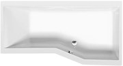 Polysan Polysan, VERSYS R asymetrická vaňa 170x84x70x47cm, biela, 70611