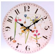 Drevené hodiny - Nástenné hodiny obraz I SENTOP HLC21438