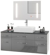 Kúpeľňový nábytok Euphoria EUP P 120/0/W/S/0/BK/MB