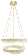 Závesné LED svietidlo Preciosa, 2x LED 85w, 4000k, g