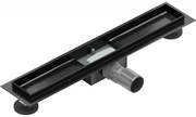 Mexen Flat nerezový sprchový žľab 60 cm - telo žľabu bez krytu, čierna, 1715060