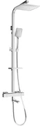 Mexen - CQ62 sprchový set s termostatickou batériou Cube, chrómová, 779106295-00