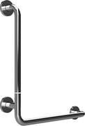 Bemeta Design HELP: Madlo, 680 mm, v tvare L, ľavé, skladané, s krytkou, nerez, lesk - 301154071