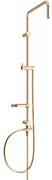 Mexen X, sprchový stĺp, sprchová hadica 150cm, mydelnička, prepínač sprchy, ružové zlato, 7939199-60