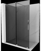 Mexen Velar posuvné sprchové zástěny Walk-in 140 x 200 cm, grafit 8 mm, chrom - 871-140-000-43-01