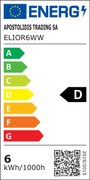 Diolamp LED Filament žiarovka číra A60 6W/230V/E27/2700K/820Lm/360°