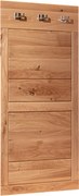 Dubový vešiakový panel na stenu do chodby, 75x20x140 cm