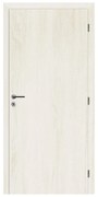 Solodoor Interiérové dvere 80 P, 850 × 1985 mm, fólia, pravé, Andorra white, plné