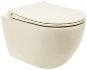 Vitra VitrA Project závesná toaleta s doskou softclose s60 taupe mat zadný odpad 7510-020-6319