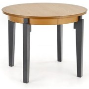 Jedálenský stôl Sorbus, dub medový / grafit