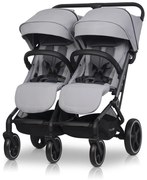 Súrodenecký kočík EasyGo Echo Cloudy Gray