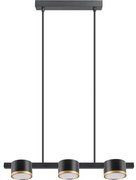 LED Luster na lanku MIRELLA 3xGX53/6W/230V čierna