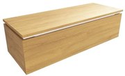 Kúpeľňová skrinka s krycou doskou SAT Feel 120x30x46 cm medový dub mat SATFEEL120DMDBEZ