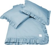 Posteľná bielizeň s volánom – modrá Margaret od 140x200 cm 140x200 cm