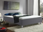 Posteľ Studio 140x200 cm, tmavo šedá látka%