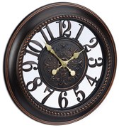 Nástenné hodiny Vintage Blumen, rd2002 hnedé, 56cm
