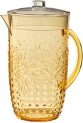 Meruňkový plastový džbán s víkom Aqua Apricot - 20* Ø 13,5*23cm / 2,5L