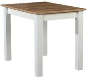 Stôl ST29 100X70 dub wotan/biely