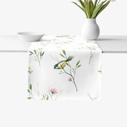 Goldea behúň na stôl 100% bavlnené plátno - život v prírode 20x120 cm