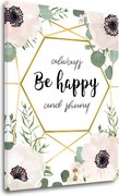 Obraz na stenu s textom Always be happy