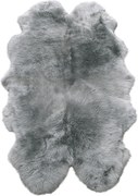 XXXLutz OVČIA KOŽUŠINA, 105/180 cm, strieborná - Koberce - 003580019860