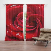 Sablio Záves Ruža: 2 ks 140x250 cm