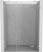 Mexen Lunar, pravé otočné sprchové dvere 120 cm, 8mm číre sklo, oceľový profil, 834S-120-050-97-00-P