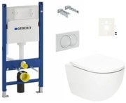 Závesný WC set Geberit do ľahkých stien / predstenová SAT Fusion SIKOGSTORFUD01