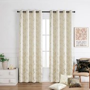 Záves na krúžkoch KLOE VET427/2/210GSM 140x250 cm krémový