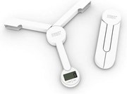 Biela skladacia digitálna kuchynská váha Joseph Joseph TriScale