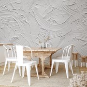 Fototapeta – Biele ťahy štetcom (147x102 cm)