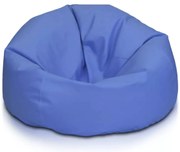 Sedací vak Sakwa L z ekokože – pohodlný, ľahko čistiteľný, elegantný vak pre deti aj dospelých Farba: E10 - Modrá