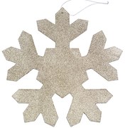 DECOLED Vločka I, pr. 40 cm, zlatá