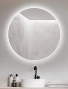 Zrkadlo Amirro Ambiente okrúhle 80 LED, hladké ZAM80KLEDH