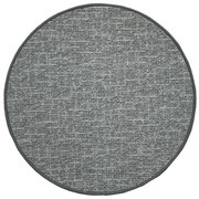 Kusový koberec Alassio šedý okrúhly, 67x67 (priemer) kruh, šedá, chodba / predsieň, Vopi