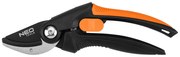 NEO TOOLS Kovadlinkové nožnice 210 mm, rozsah do 20 mm, materiál: PP, rukoväť potiahnutá TPR gumou 15-211