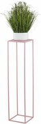 STOJAN NA KVETINÁČ SIMPLE 100X24X24 CM RUŽOVÁ