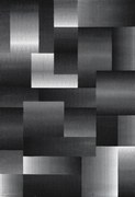 Ayyildiz, Kusový koberec Miami 6560 Black, 120x170, šedá, chodba / predsieň