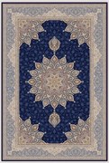 BE Koberec Sultan 1203 BLUE – modrý obdĺžnikový Rozmer: 200x300 cm