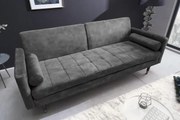 Rozkladacia pohovka Couture sivý mikrovelúr