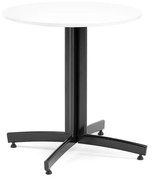 Okrúhly stôl SANNA, Ø700x720 mm, čierna/biela