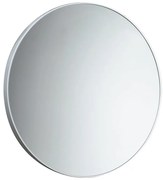 Gedy Gedy, Zrkadlo guľaté v plastovom ráme ø 60 cm, biela, 600002