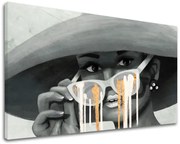 Obraz na plátne ŽENA V KLOBÚKU 001 | rôzne rozmery